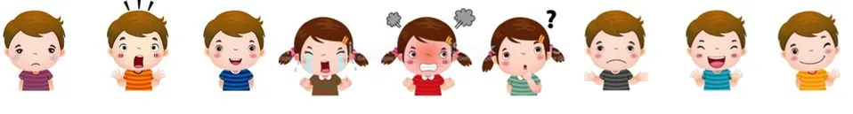 niños con emociones